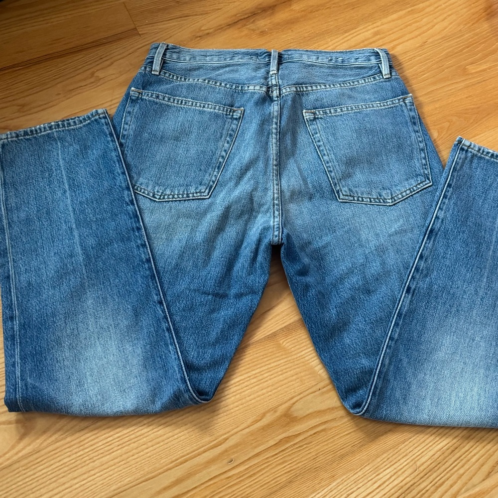 Frame Denim le original jeans slim straight leg in dark wash